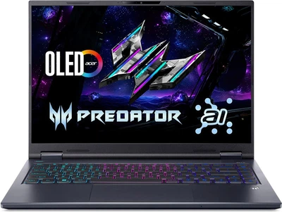 Ноутбук Acer 14.5 Predator Helios Neo 14 AI PHN14-71-956M 2.5K OLED 120Hz/Intel Ultra 9-285H/32GB/1TB/RTX 5070/W11H/Abyssal Black (NH.U1AAA.001)