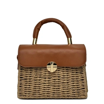 Каркасна жіноча сумка VivaVerba бежевий 1803 beige