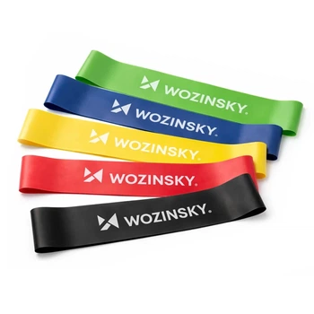 Фитнес-резинки Wozinsky WGO-5 из латекса 5 шт (5907769384608)
