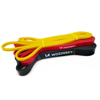 Фитнес-резинки Wozinsky WGO-3 из латекса 3 шт (5907769384585)