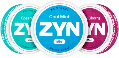 Мініблок нікотинових подушечок ZYN Mini 3 мг 3 банки (7622100425236)