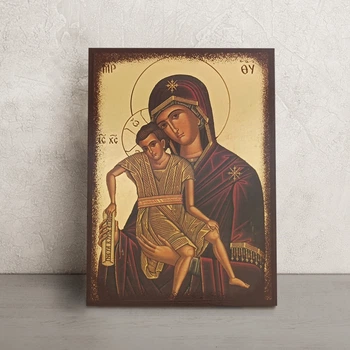 Икона Богородица Милующая (Достойно есть) 14 × 19 см