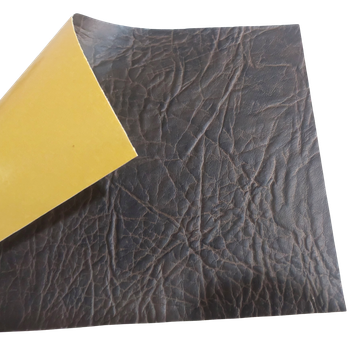 Шкірзамінник самоклеючий (вініліскожа) темно-коричневий СК Vinylpex B-06 20х30см