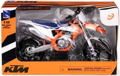 Модель мотоцикла Daffi KTM 450 SX-F 2022 1:12 Помаранчева M-611 (5905422136113)