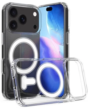 Чохол протиударний Clear Case Ultra Hybrid with MagSafe для Apple Iphone 17 Pro Max (6.9") Прозрачный