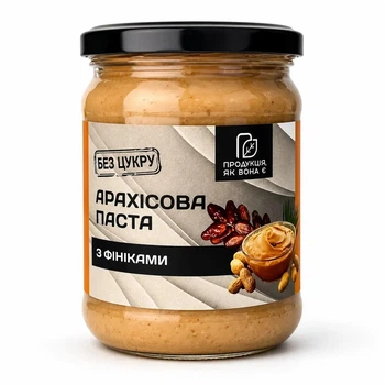 Арахісова паста з фініками 540 г