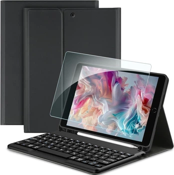 Чохол із клавіатурою EasyAcc QWERTZ чорний для iPad 10 2 7 8 9 Bluetooth