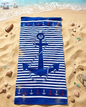 Полотенце пляжное Dushka Home Print 9 40951 70х140 см