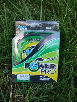 Шнур Power Pro 125 м 0.25 мм плетений риболовний плетінка