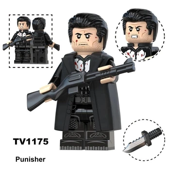Фігурка мініфігурка до конструктора Marvel Каратель Punisher shotgun bloody Daredevil Born Again TV1175 401