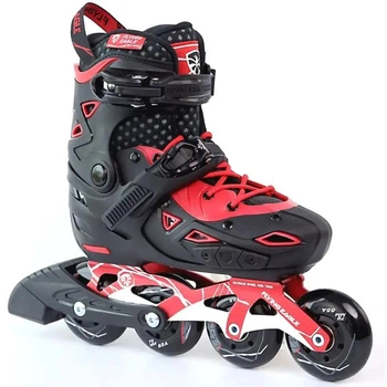Детские раздвижные ролики Flying Eagle S9 Dual Density красний 27-31
