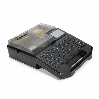 Портативный термотрансферный принтер UKRMARK 550 PC, для печати на кембриках, термоусадочных трубках, этикетках, клавиатура: QWERTY, с подключением к PC, без аккумулятора