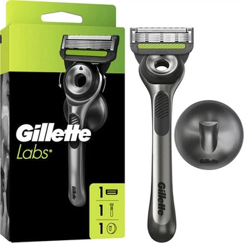 Maszynka do golenia Gillette Labs z paskiem złuszczającym i magnetycznym uchwytem (8700216531535)