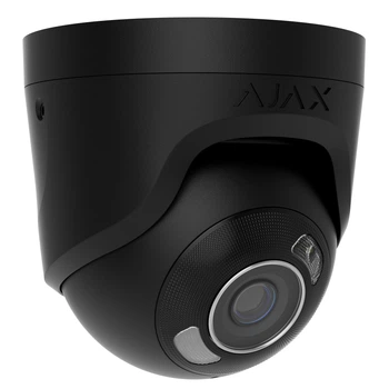 Дротова охоронна IP-камера Ajax TurretCam HL (8 Mp/2,8 mm) Black