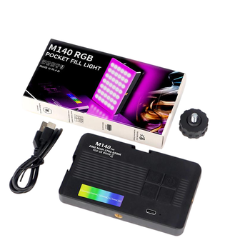 Світло LED M140 RGB Pocket Fill Light з можливістю кріплення на смартфон