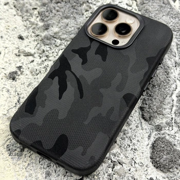 Чехол Camo Case MagSafe для Apple iPhone 16 Pro Max Black