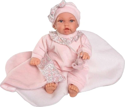 Lalka Antonio Juan Bobas Petit ze śpiworkiem 27 cm AJ12443 (8435083612529)