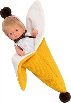 Lalka Asi Bobas Bomboncin w śpiworku banan 20 cm ASI0117900 (8435384460782)