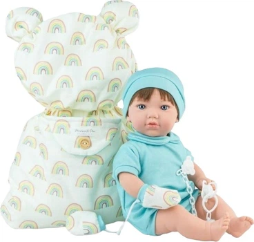 Лялька Marina&Pau Baby Teo Nana зі спальником 45 см MP899 (8435606208994)