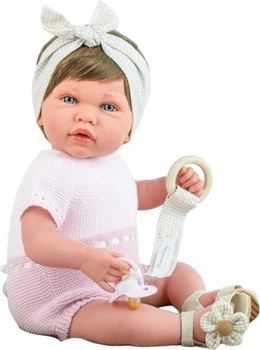 Lalka Marina&Pau Bobas Reborn Ane Vichy Flower 45 cm MP3041 (8435606230414)