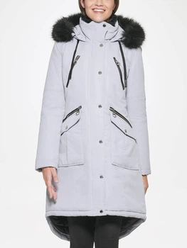Парка зимняя с мехом женская Guess 533104393 S Серая (1159865133)