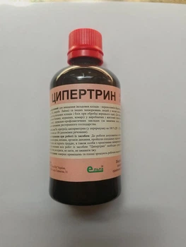 Ципертрин –100 мл универсальный инсектицид от тараканов, клопов, блох, муравьёв, мошек, клещей
