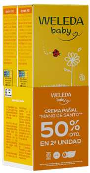 Крем для обличчя і тіла Weleda Baby Calendula Cream 2x75 мл (8435743102766)