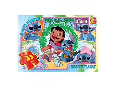 Пазлы Stitch, G-Toys, 35 эл., SC611