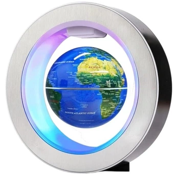 Магнитный левитационный глобус-светильник маленький 18 см