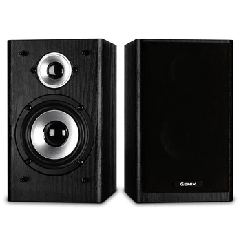 Акустическая система 2.0 Gemix TF-5 Black, 10 Вт, МДФ, черная, Б/У
