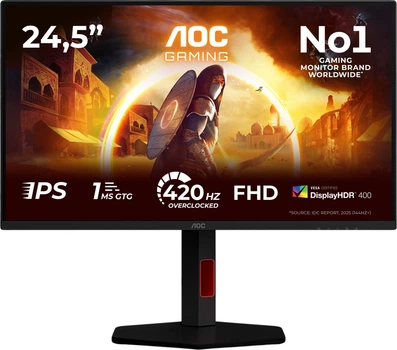 Монітор 24.5" AOC 25G4KUR (25G4KUR)