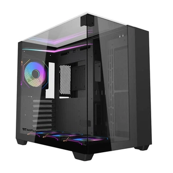 Корпус компьютера Darkflash TH285 + 4 вентилятора (Black)