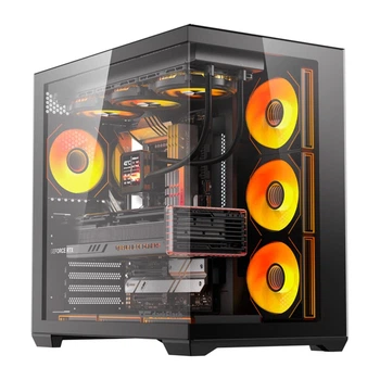 Корпус компьютерный Darkflash C280 Black + 7 вентиляторов (C280 BLK +7F)