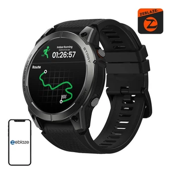 Смартчасы ZEBLAZE Stratos 3 Pro Black (6946639813076)