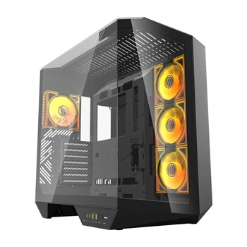 Корпус компьютера Darkflash DY470 4 вентилятора Black