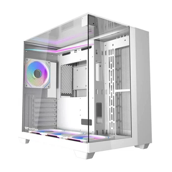 Корпус компьютерный Darkflash TH285 White + 4 вентилятора