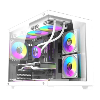 Корпус компьютерный Darkflash B275 PRO White + 6 вентиляторов