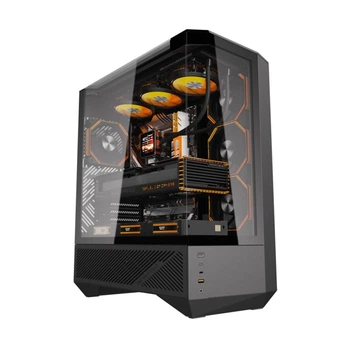 Корпус компьютерный Darkflash DY460 Black с 4 вентиляторами ARGB (DY460)