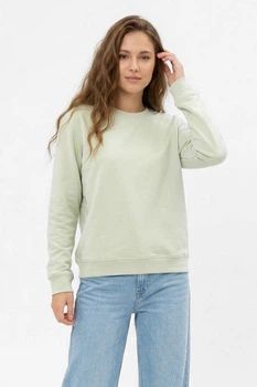 Кофта женская однотонная оливкового цвета Fashion размер 44-48 (216026)