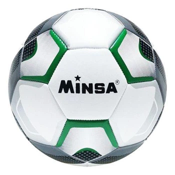 Мʼяч футбольний "Minsa", розмір 5 (зелений)