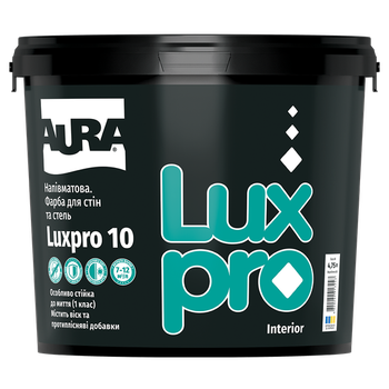 Краска для кухонь и ванных комнат Aura Luxpro 10 4,75л
