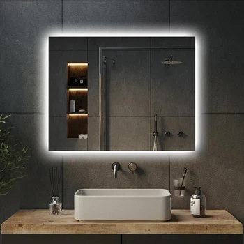 Дзеркало настінне з LED підсвіткою Кортні LPR2Fo 90x70 см (203070-90)