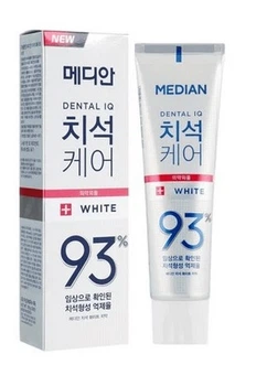 Median Dental IQ 93% White Зубна паста з системою дбайливого відбілювання зубів (Біла) 1 шт х120 г