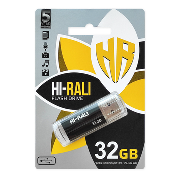 Флешка USB 32GB Hi-Rali Corsair чорний
