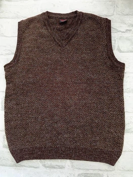 Чоловічий жилет 2XL коричневий артикул 1860