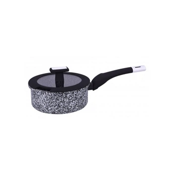 Ковш с крышкой Edenberg EB-3328 1.9 л с антипригарным покрытием для плиты, серебристый