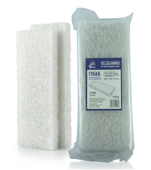 Губка-волокно для эпоксидной затирки T-Nova Super Fine белая 250×100×25, 2 шт (60304127)