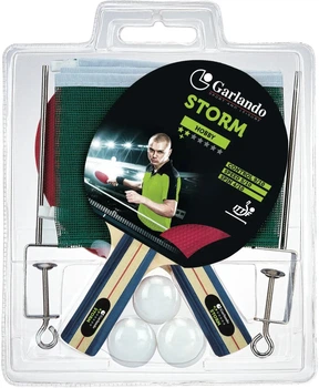 Набір для настільного тенісу Garlando Storm Plus Red (1073-929525)