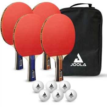 Набір для настільного тенісу Joola Family Advanced 4 Bats 6 Balls Red (1073-930800)