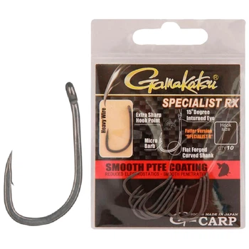 Гачок короповий Gamakatsu G-Carp Specialist RX №8 (10шт/уп) grey